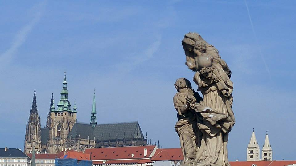 St. Anna and the St. Vitus Cathedral — at Charles Bridge. (Image credit: Ross Williams)